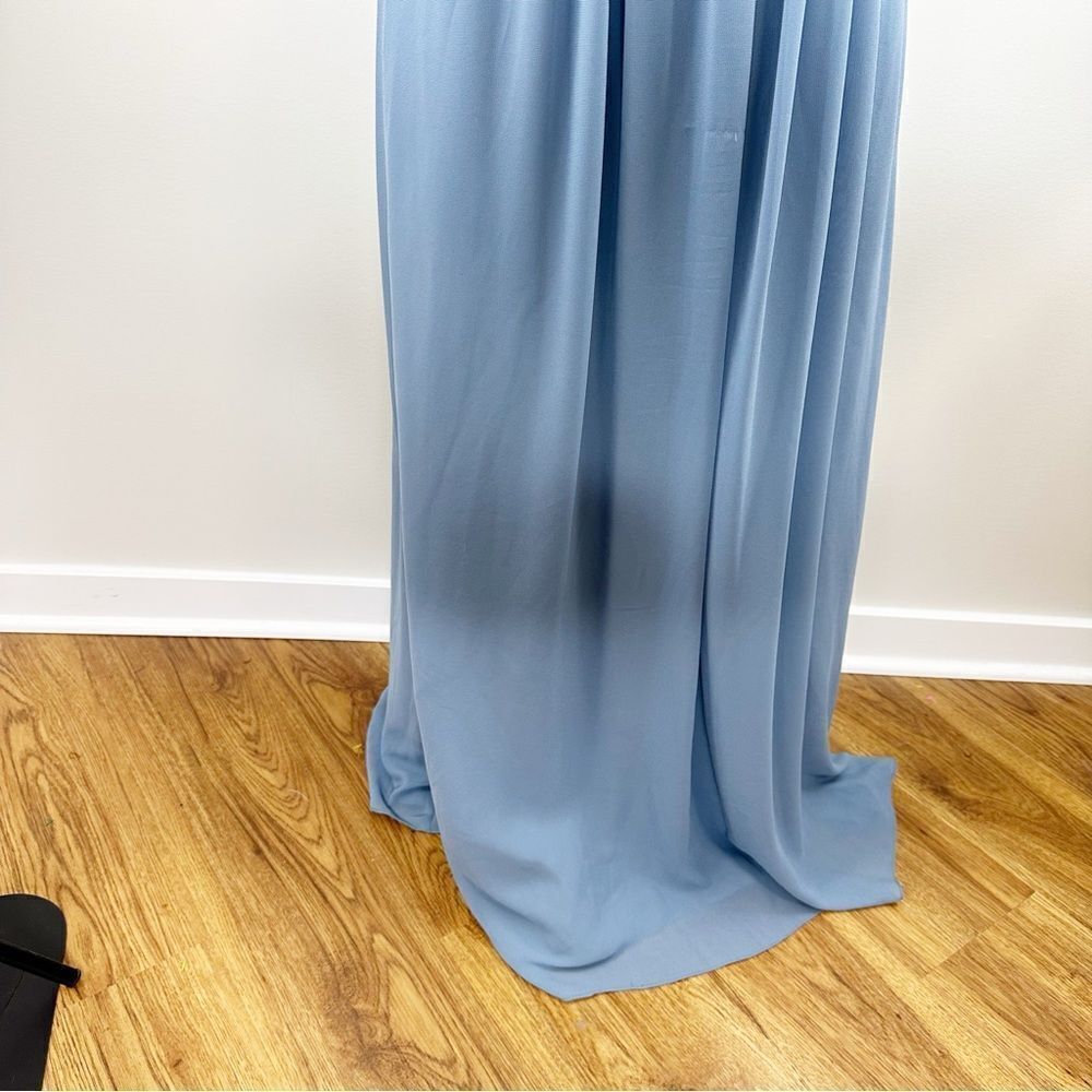 Bill Levkoff Light Blue Wedding Dress - Picture 6 of 13